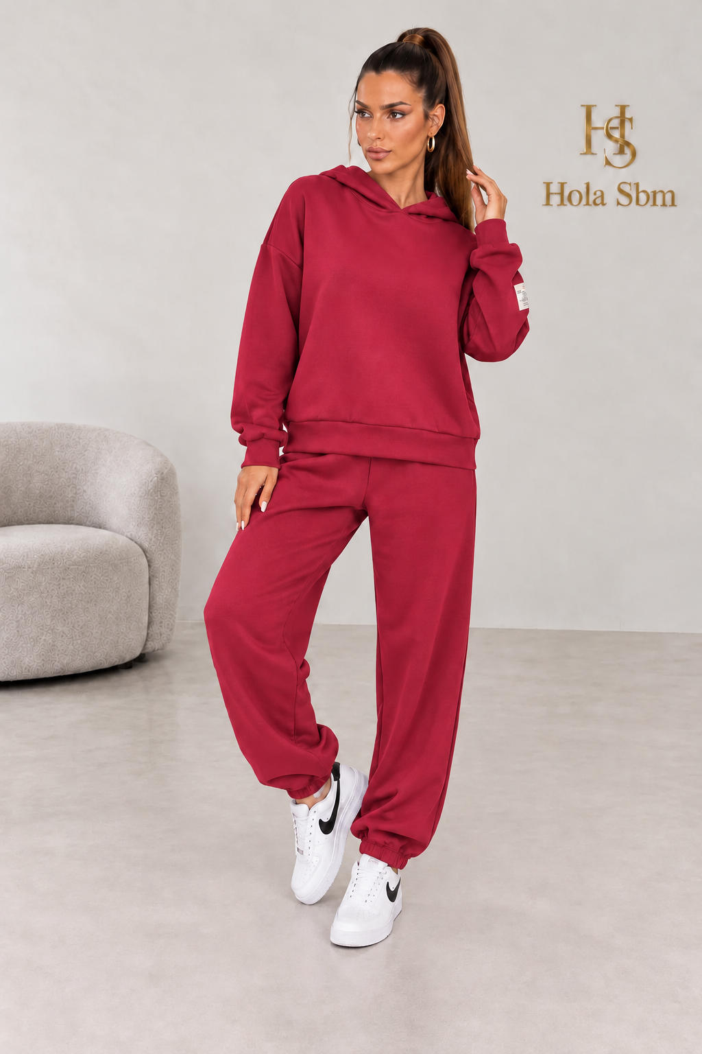 Coordset Alison colore ciliegia